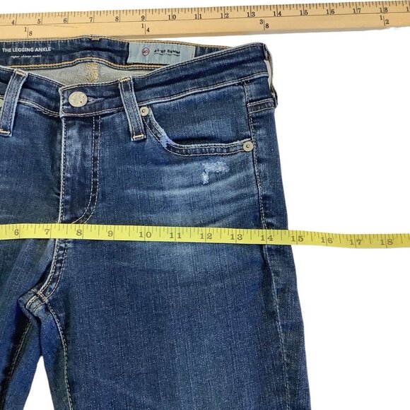 AG Adriano Goldschmied Super Skinny Ankle Legging Jeans Womens Size 26R - Picture 3 of 9